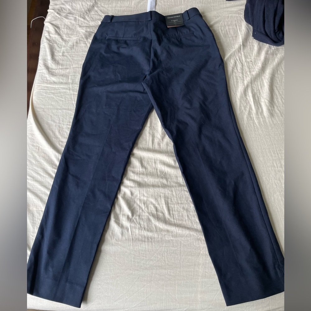 Banana Republic, new with tag, bi-stretch navy pants.